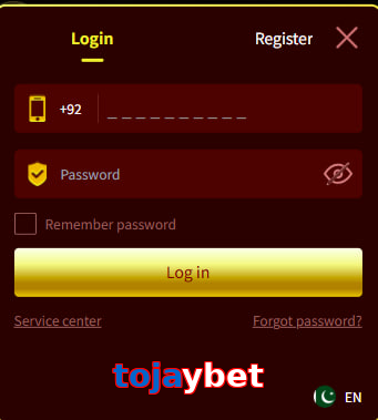 Tojaybet login preview